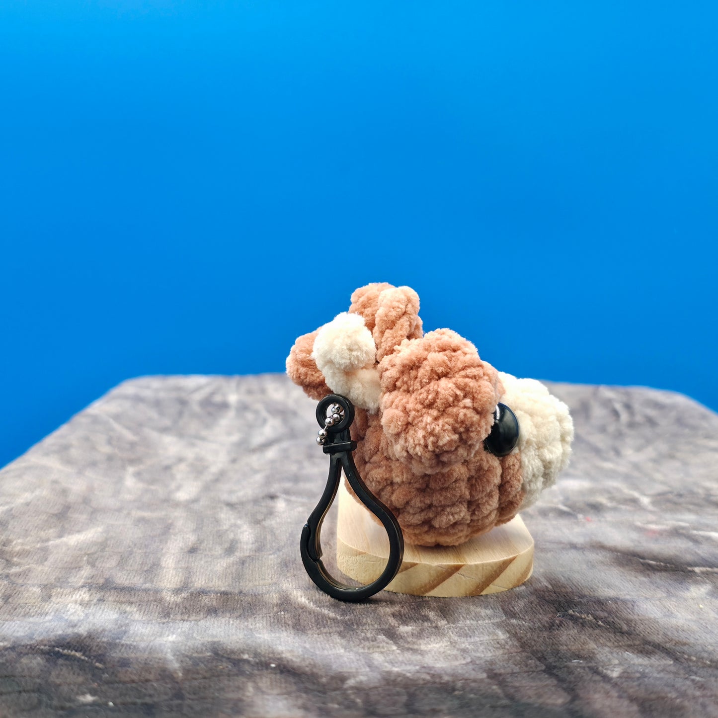 Tiny Highland Cow Keychain