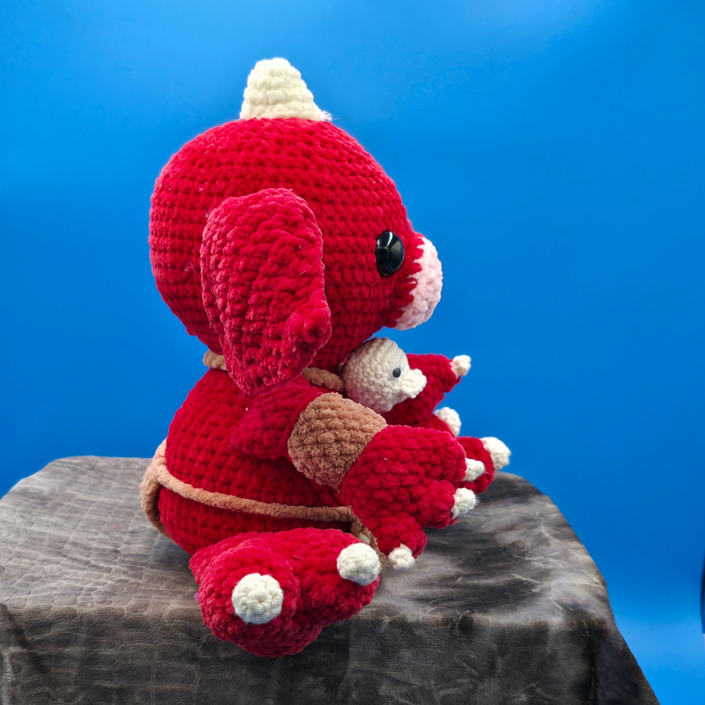 Large baby goblin doll ready for battle.