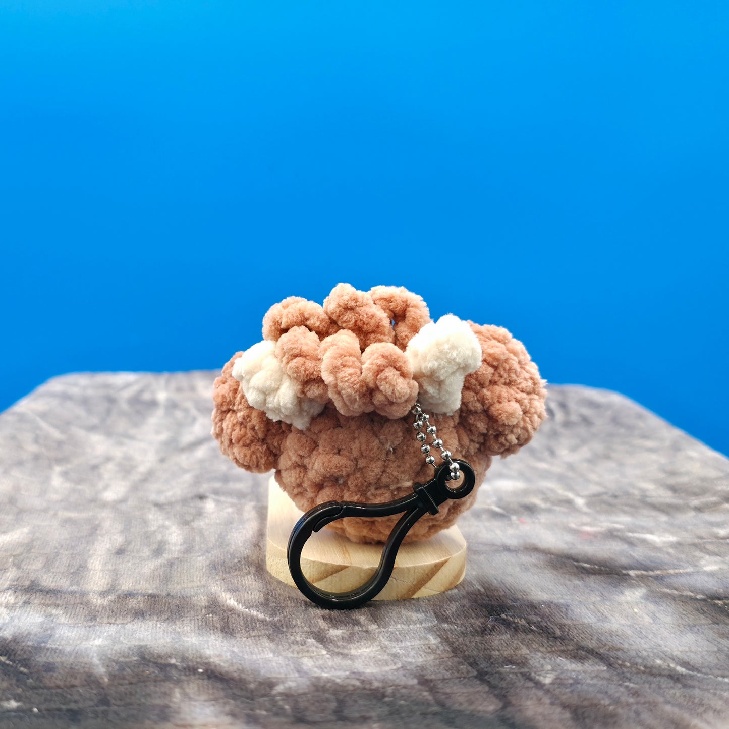 Tiny Highland Cow Keychain