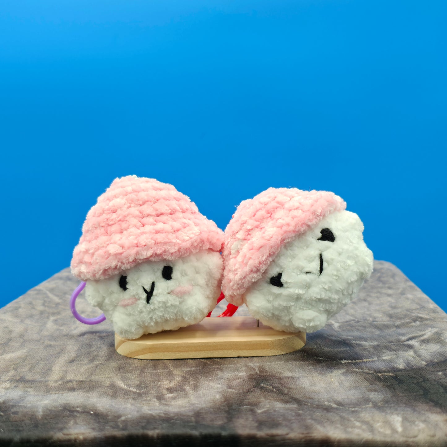 Tiny Mushy Boy Keychain