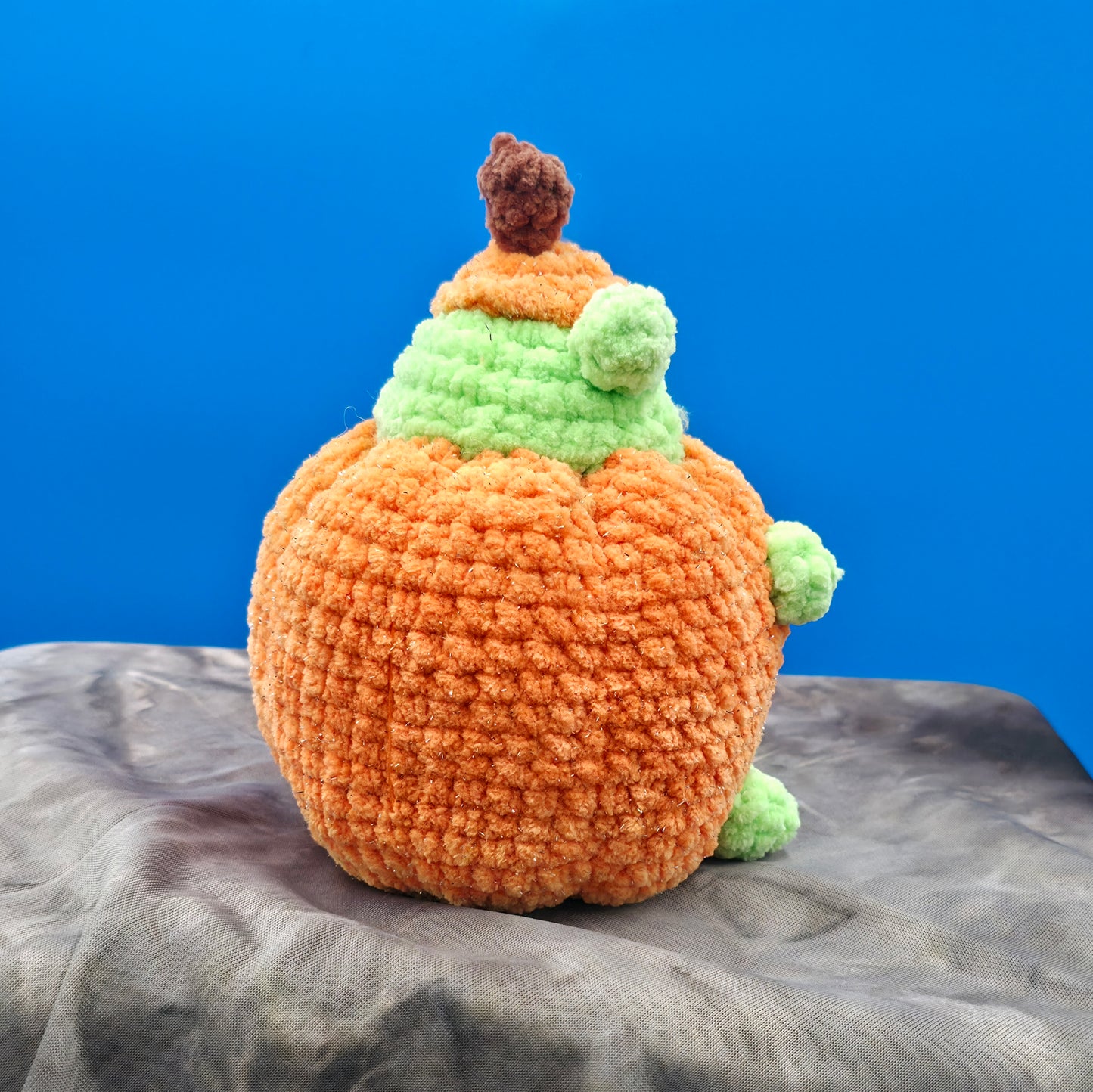Pumpkin Frog Crochet Plush 🎃 🐸