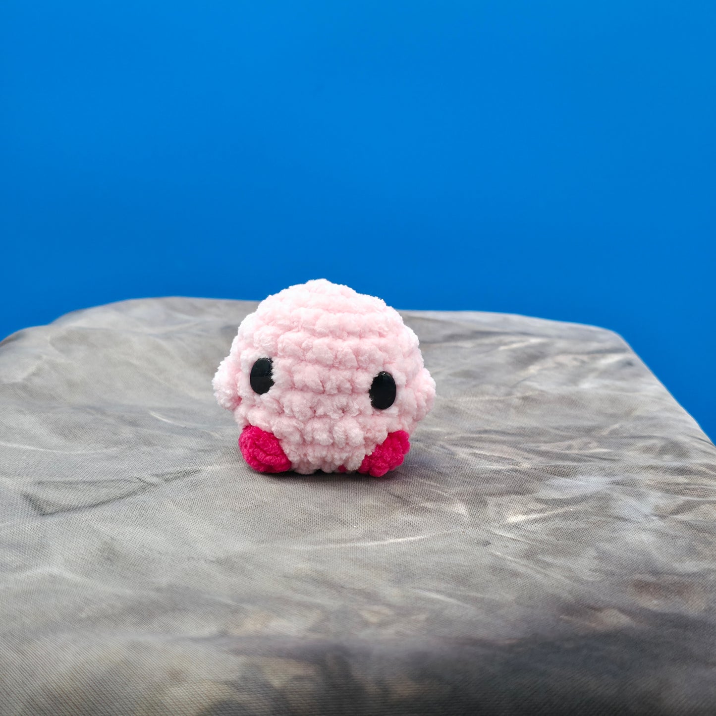 Mini Kirby Inspired Pink Fluff Ball