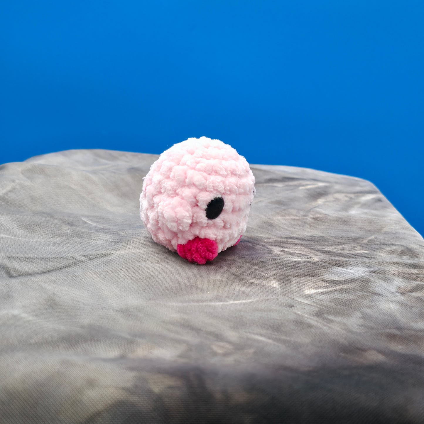 Mini Kirby Inspired Pink Fluff Ball