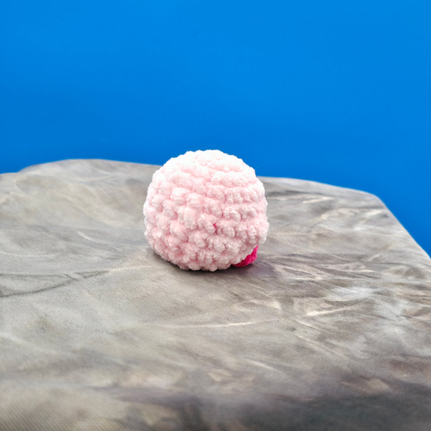 Mini Kirby Inspired Pink Fluff Ball