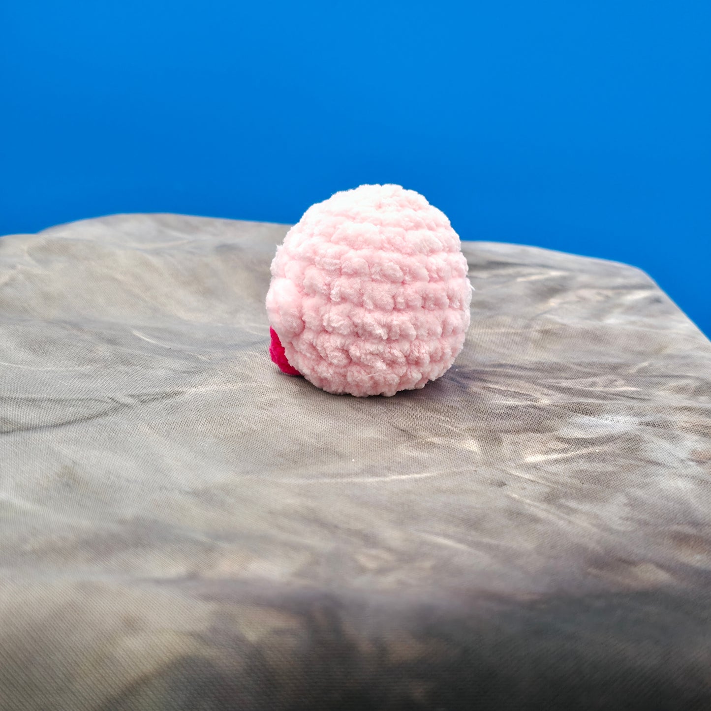 Mini Kirby Inspired Pink Fluff Ball